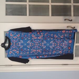 Tory Burch Contrast mini dress. NWT